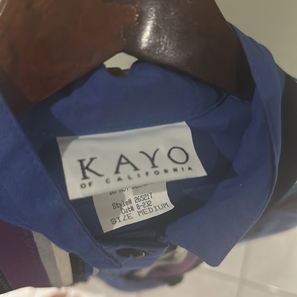 Vintage 80s Kayo of California Floral Western Button Up Shirt rare long sleeve - Picture 6 of 7